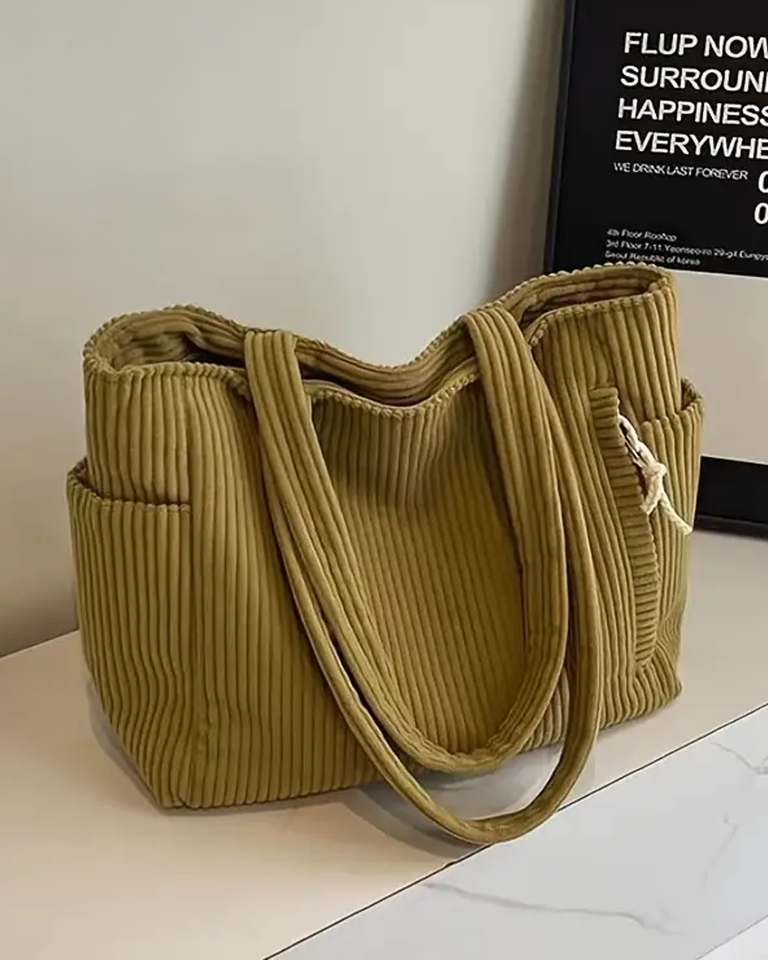Tilda – Ribbed Tote Bag