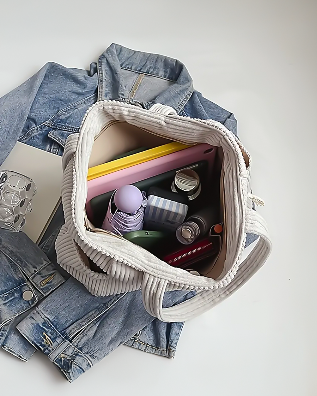 Tilda – Ribbed Tote Bag