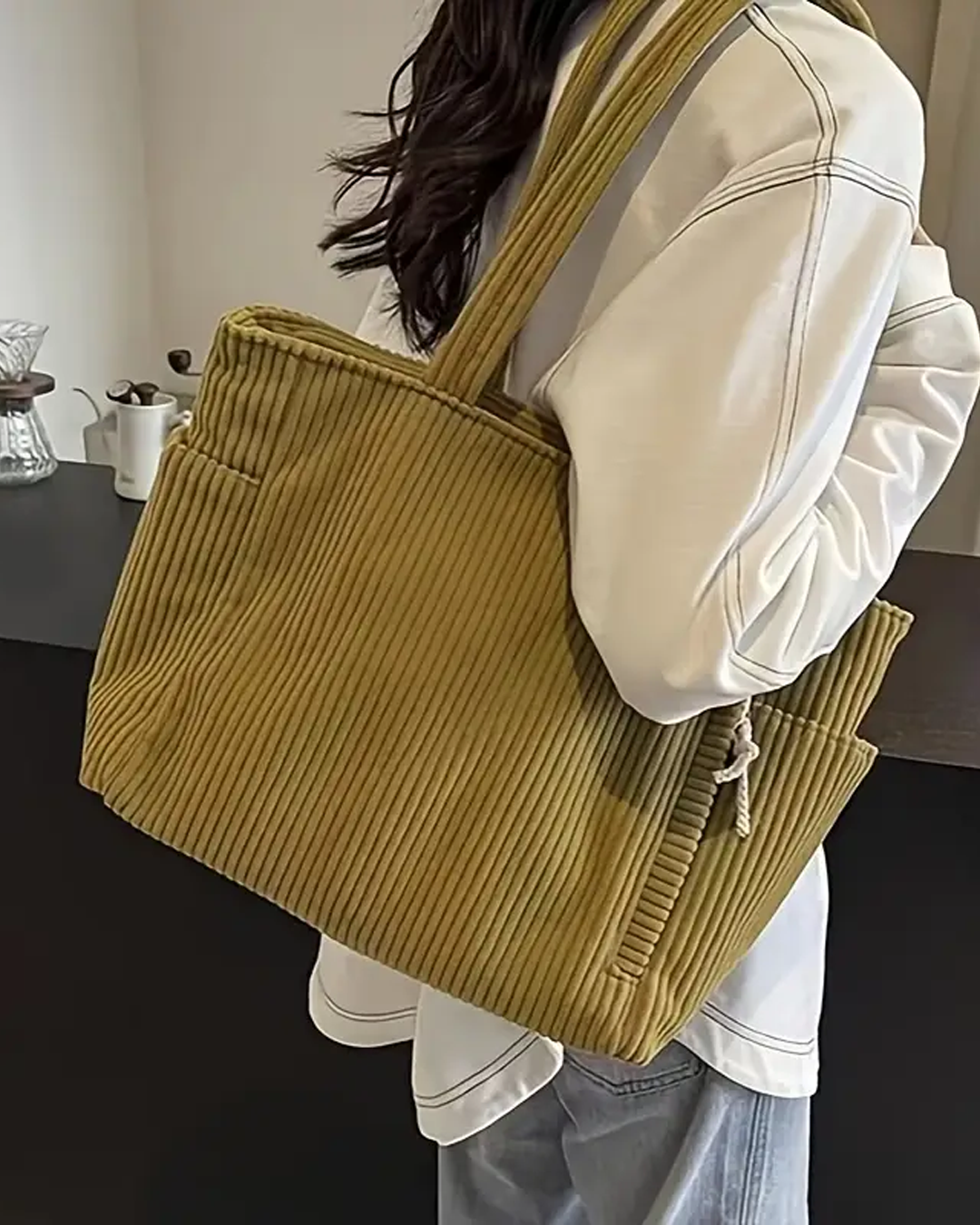 Tilda – Ribbed Tote Bag
