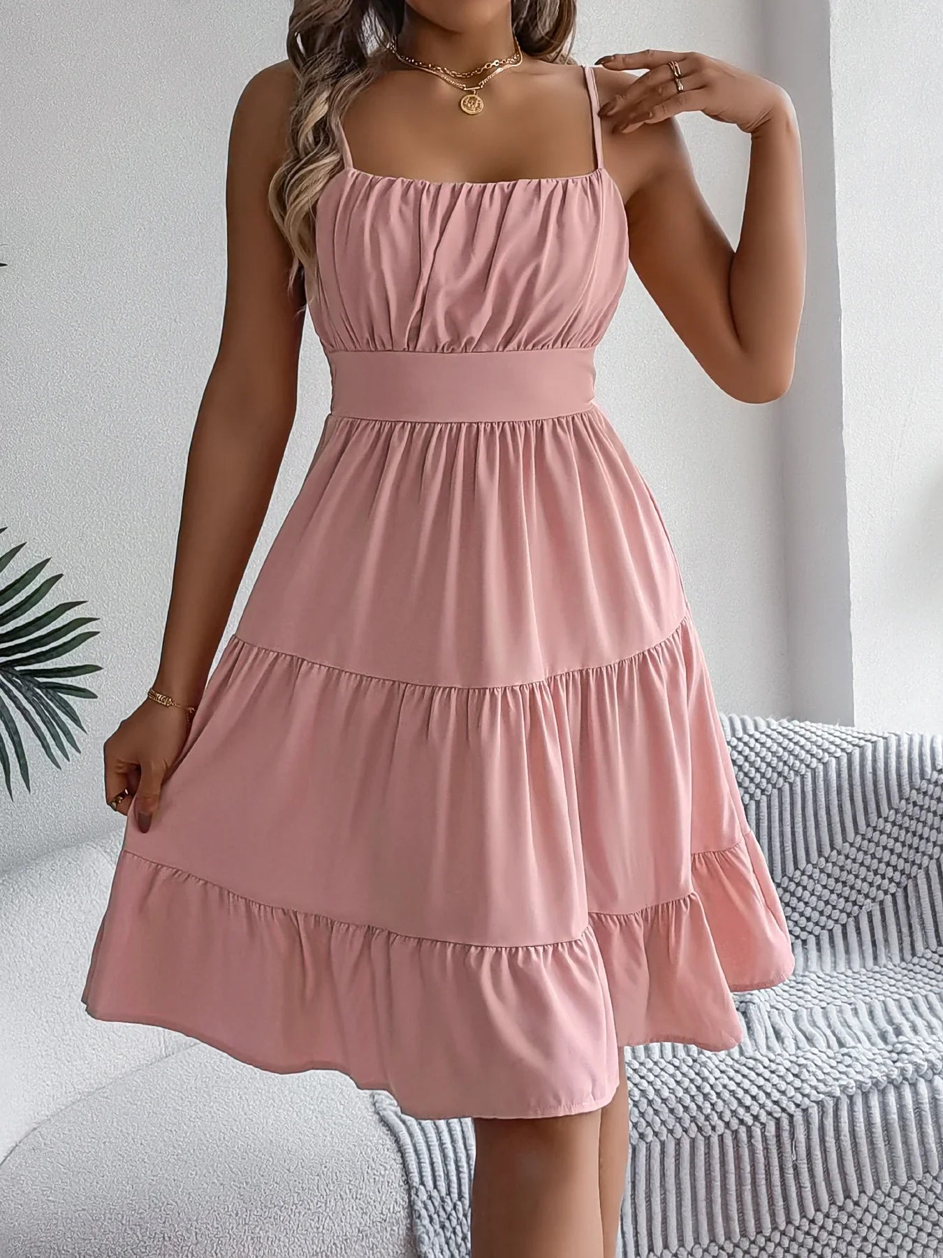 Evy l Blush Charm Dress