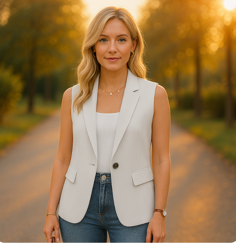 Susan | Sleeveless blazer