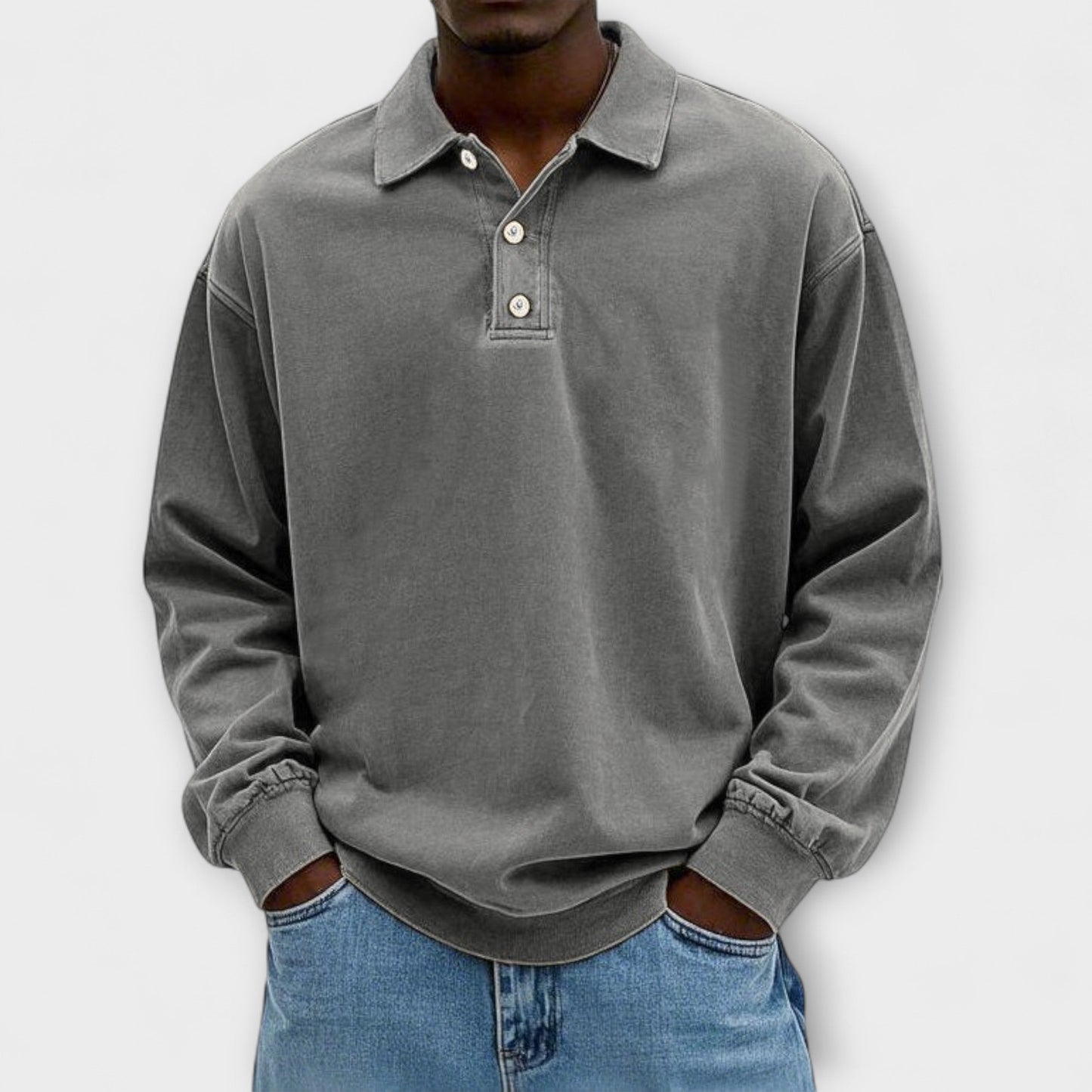 Elden | Vintage Cotton Long Sleeve Shirt