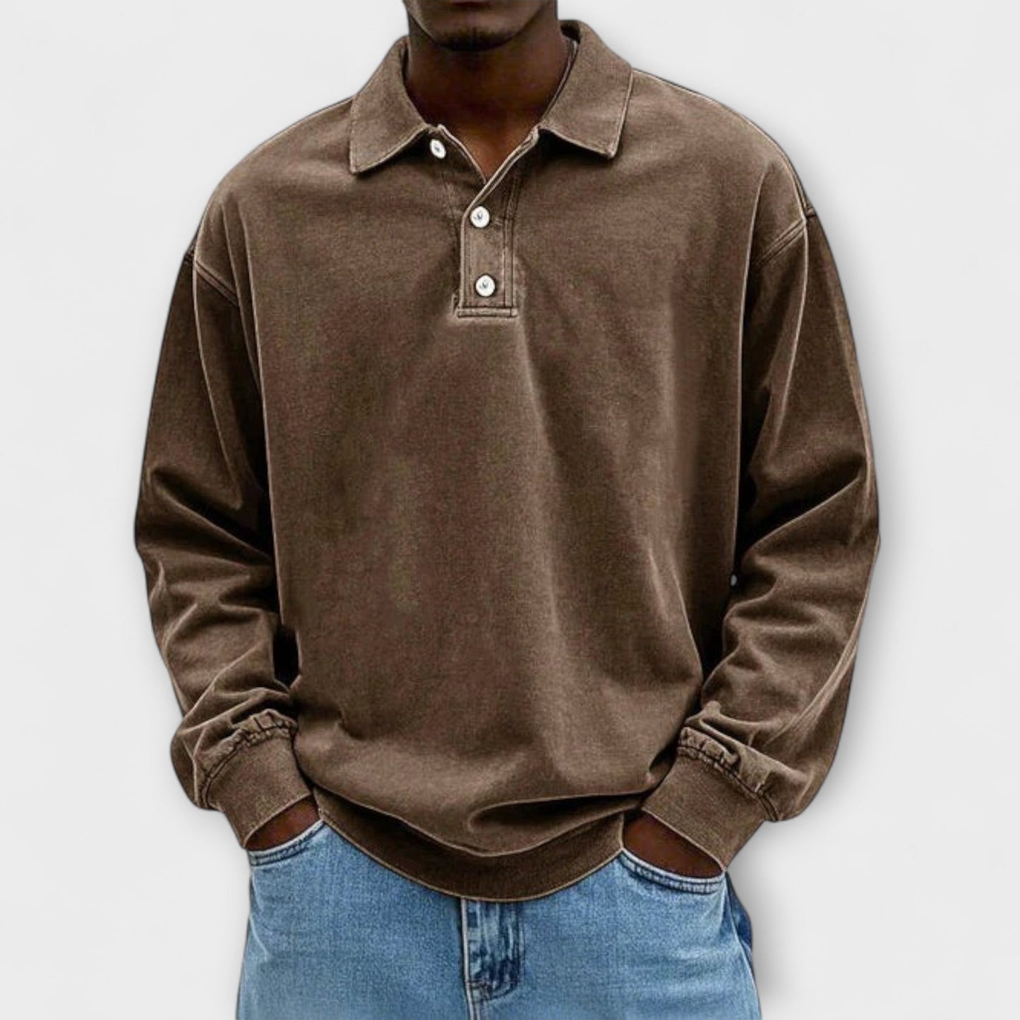 Elden | Vintage Cotton Long Sleeve Shirt