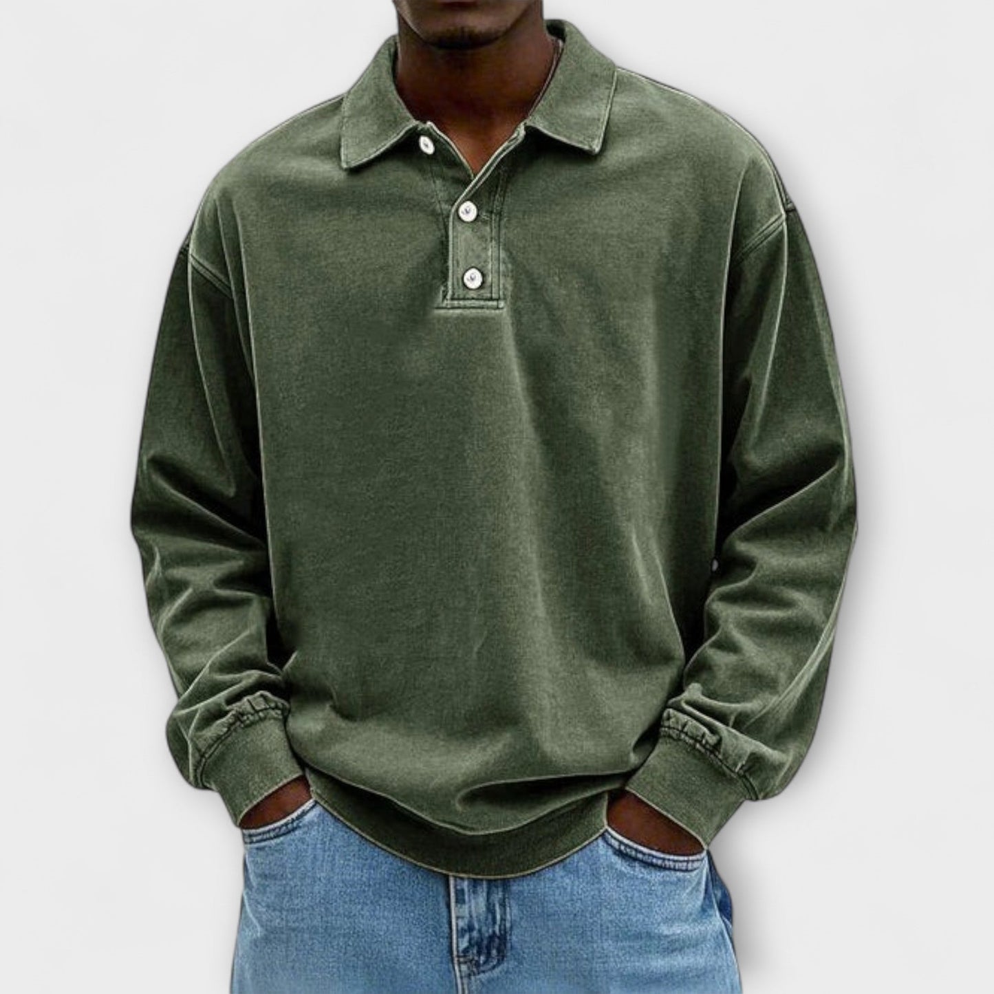 Elden | Vintage Cotton Long Sleeve Shirt
