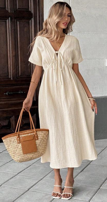 Abri l Midi Casual Dress