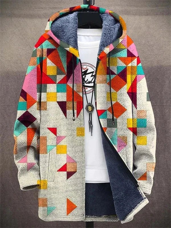 Nathaniel – Elegant & Versatile Printed Cardigan