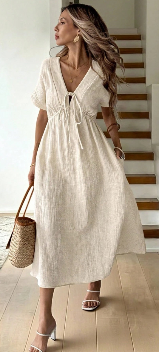 Abri l Midi Casual Dress