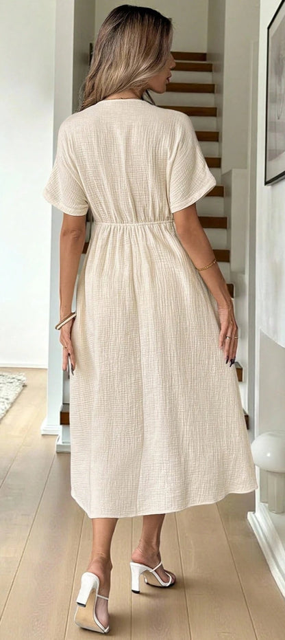 Abri l Midi Casual Dress