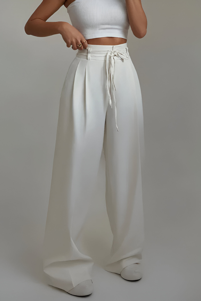 Charlotte | High-Waisted Wide-Leg Trousers