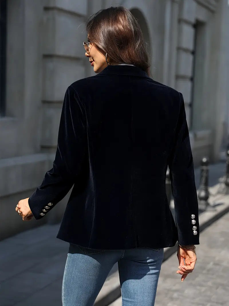 Julissa | Elegant Velvet Blazer