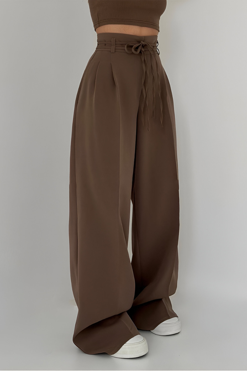 Charlotte | High-Waisted Wide-Leg Trousers