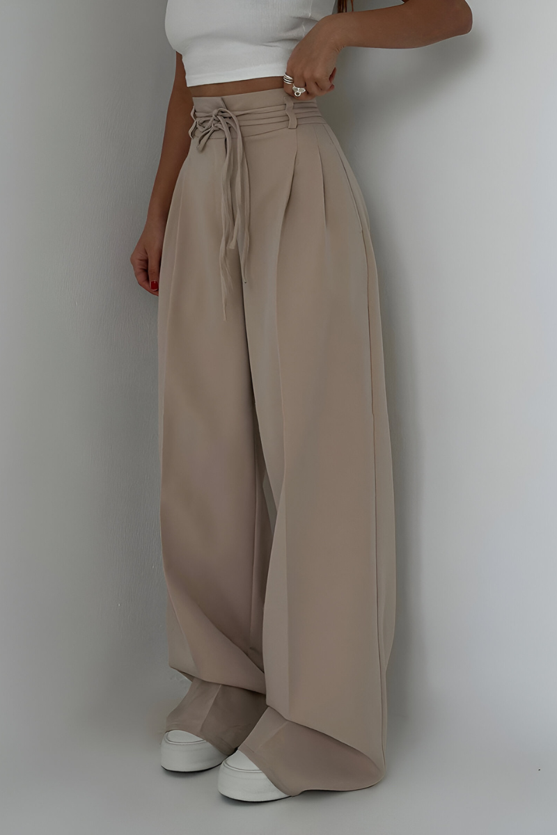 Charlotte | High-Waisted Wide-Leg Trousers