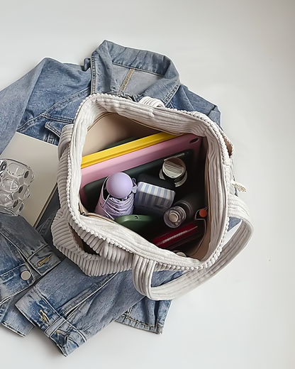 Tilda – Ribbed Tote Bag