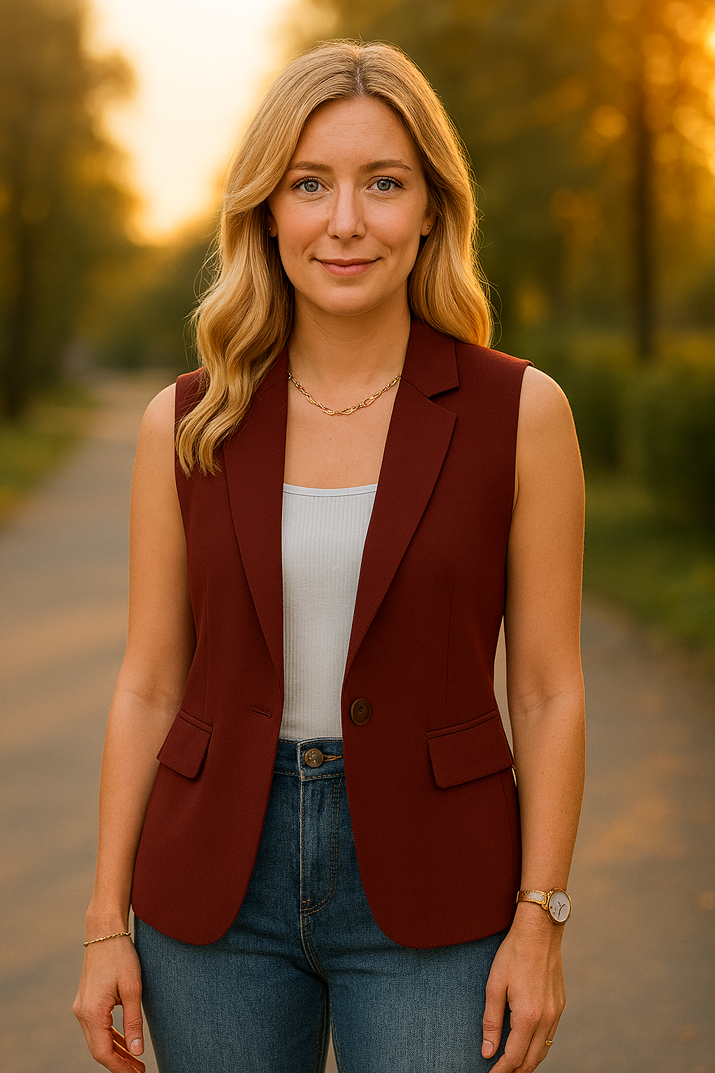Susan | Sleeveless blazer