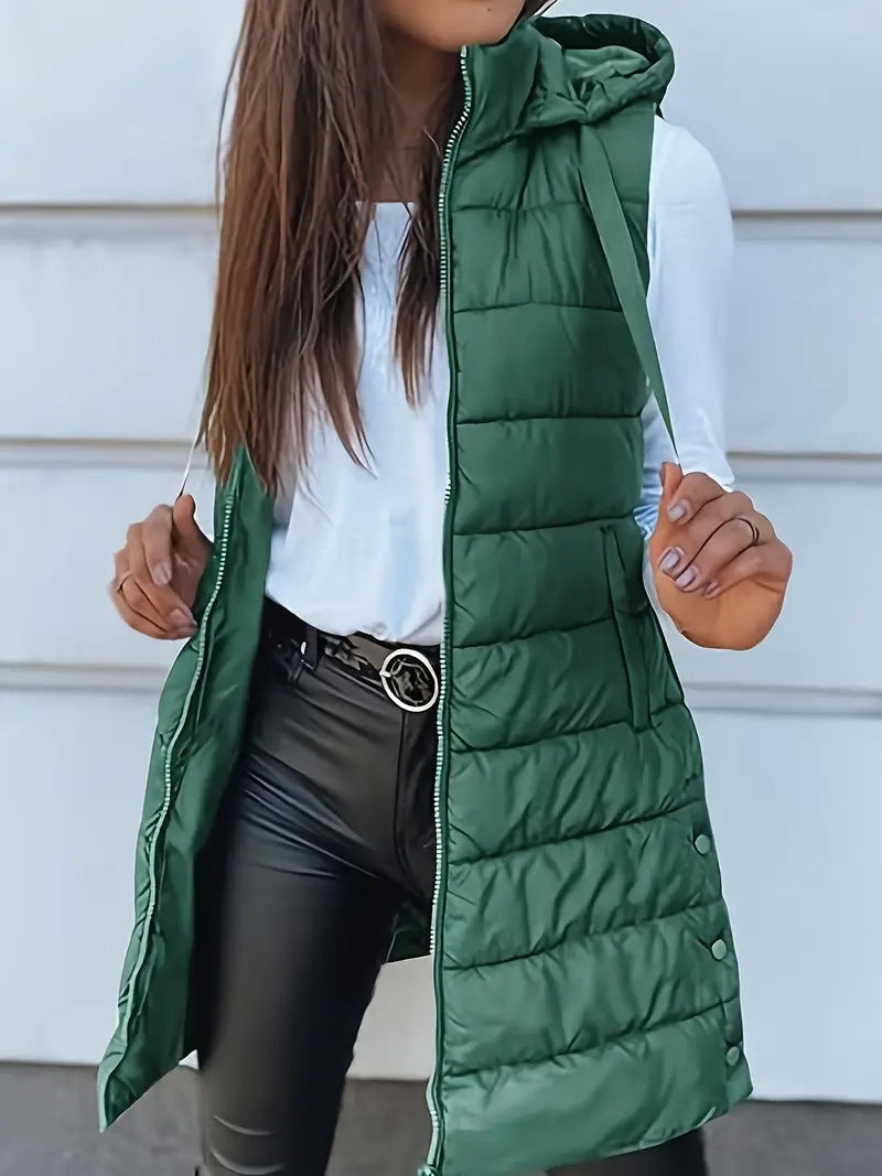 Zella | Casual Sleeveless Long Vest