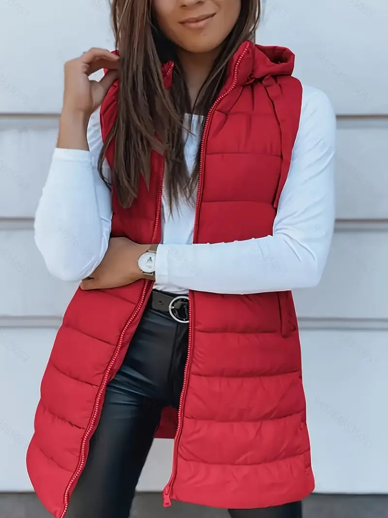 Zella | Casual Sleeveless Long Vest