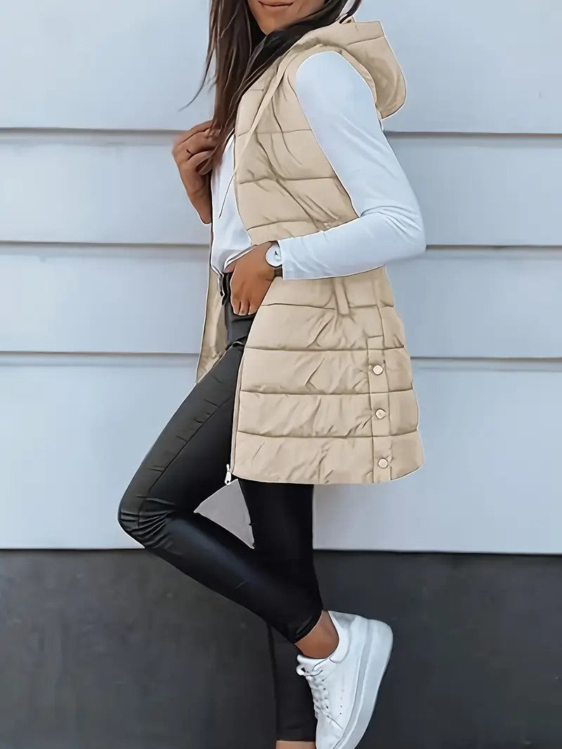 Zella | Casual Sleeveless Long Vest