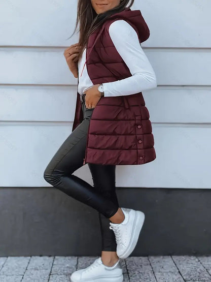 Zella | Casual Sleeveless Long Vest