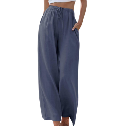 Adeline l Pants from cotton & linen