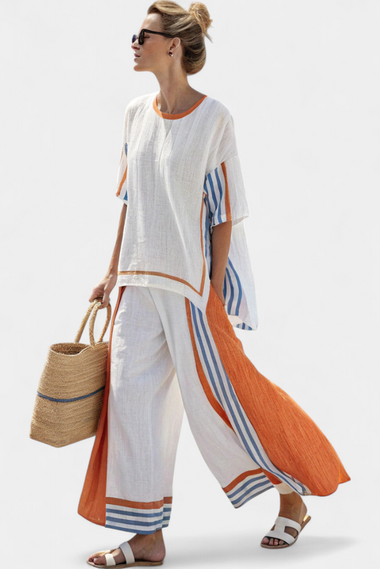 Léna - Casual Striped Lightweight Set