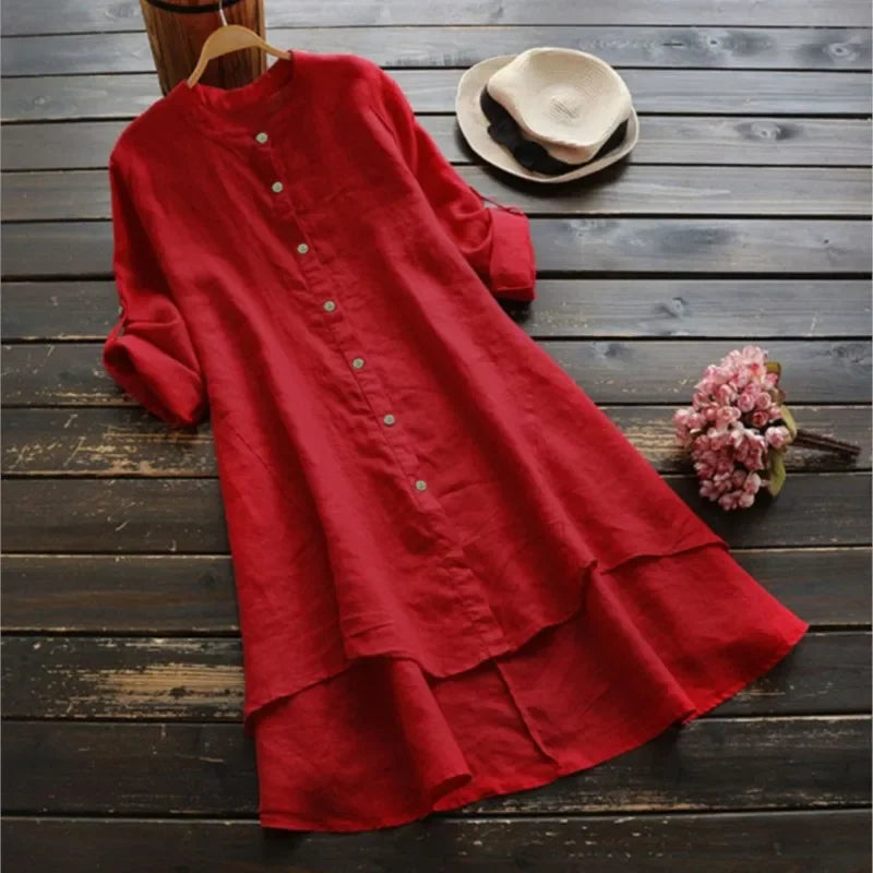 Lola l Midi Dress from Linen & Cotton