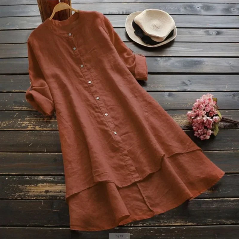 Lola l Midi Dress from Linen & Cotton