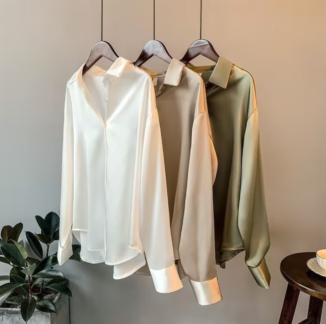 Cami l Satin Blouse