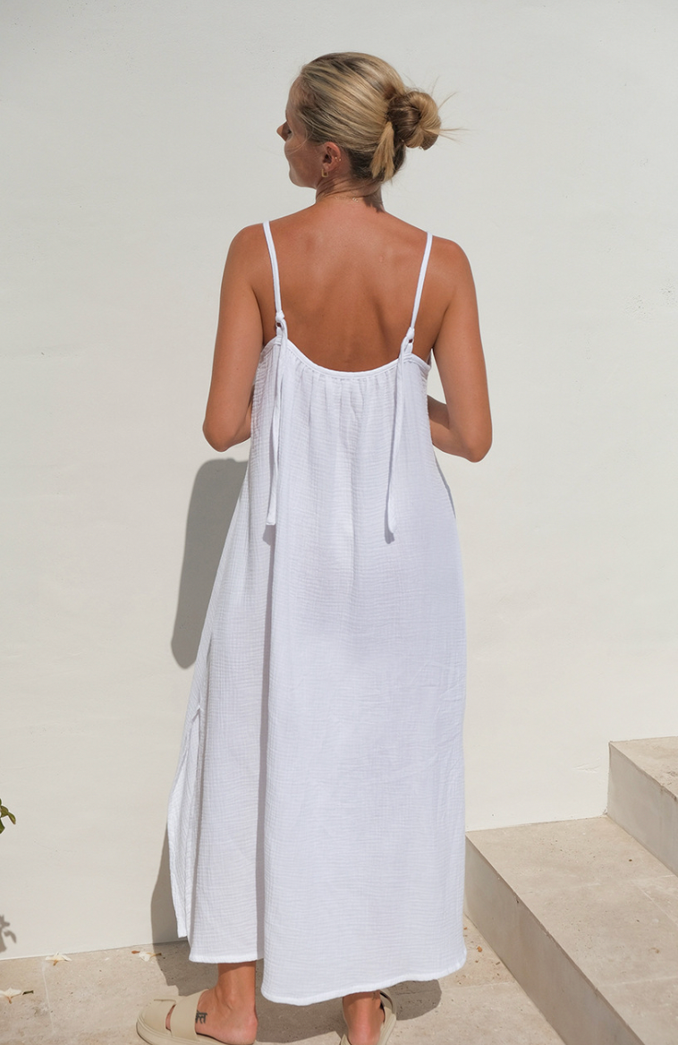 Meli l Long Cotton Dress
