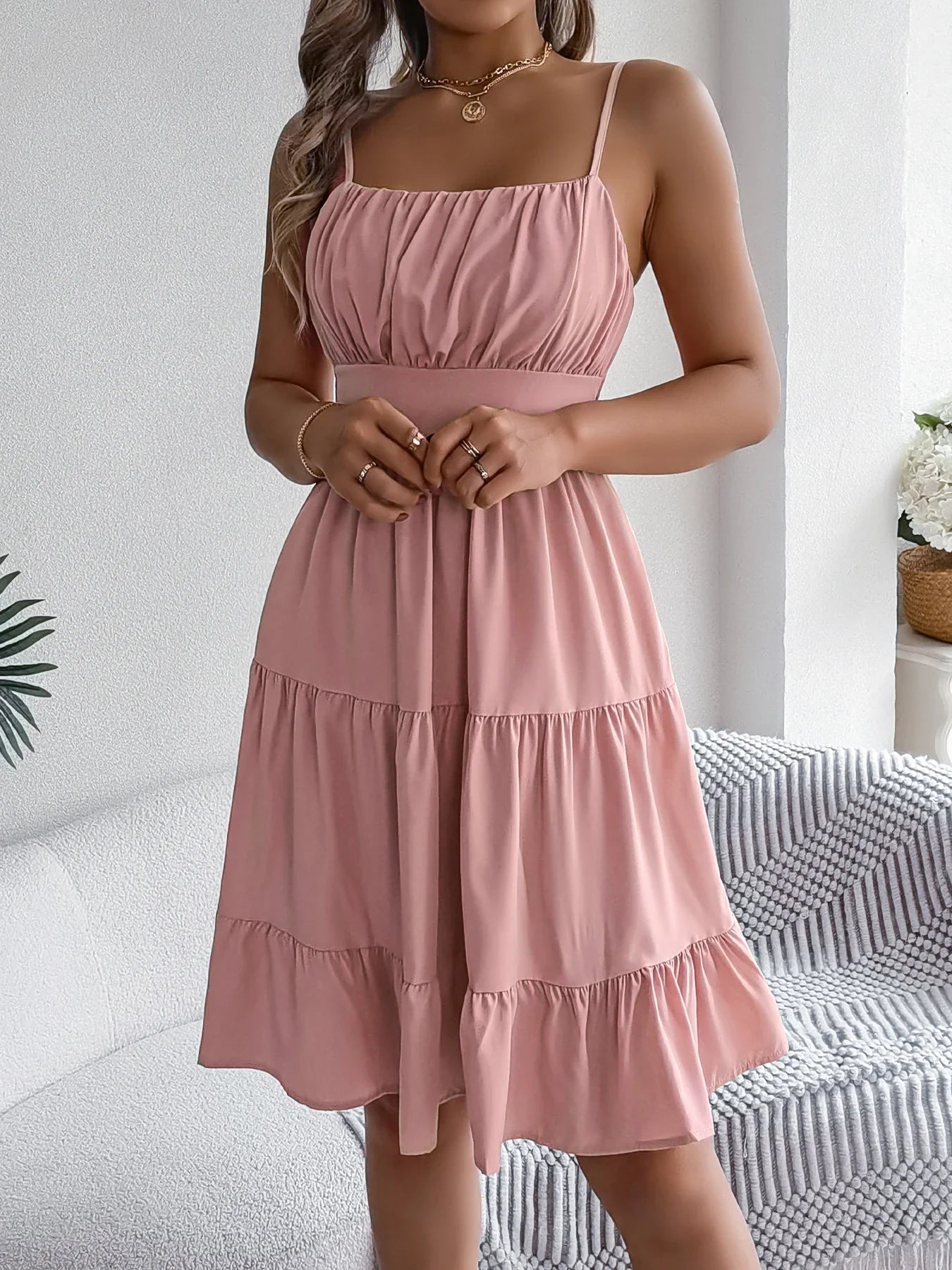 Evy l Blush Charm Dress
