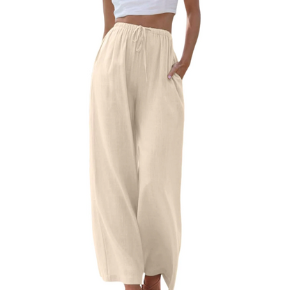 Adeline l Pants from cotton & linen
