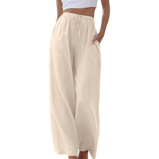 Adeline l Pants from cotton & linen