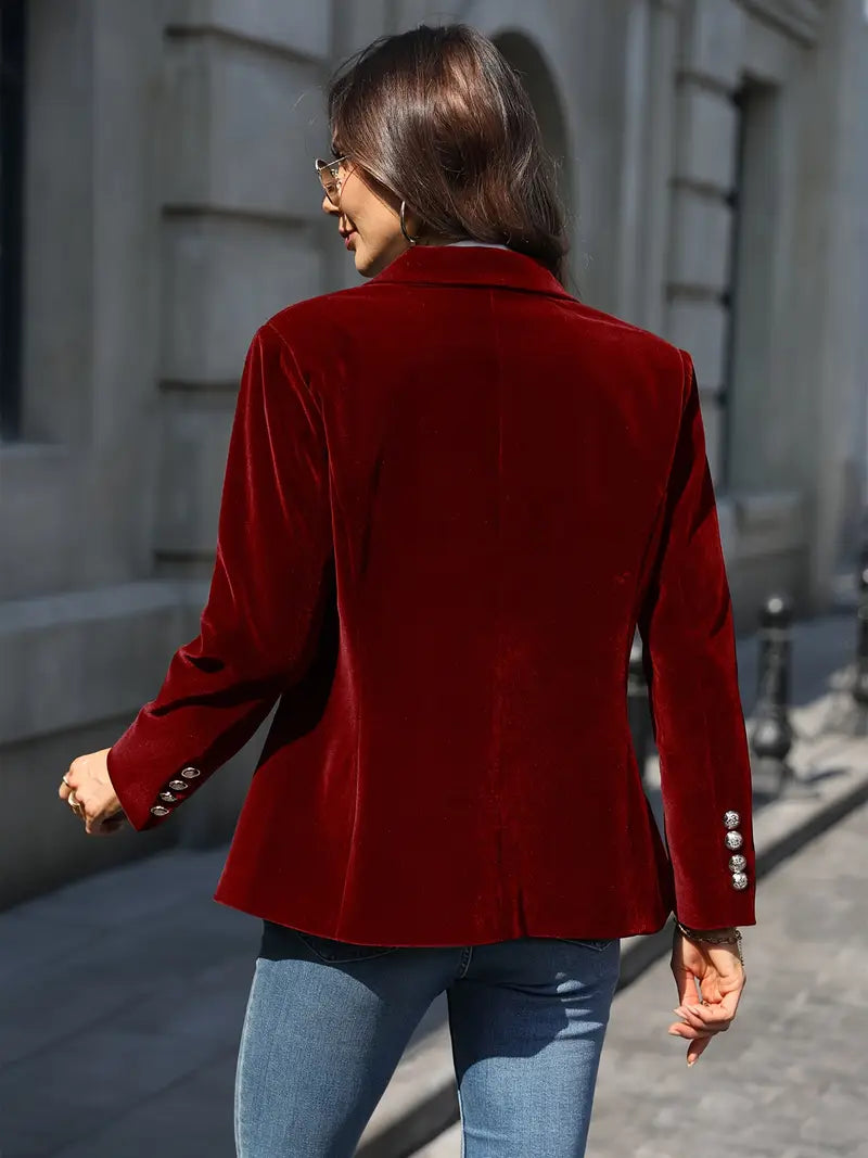Julissa | Elegant Velvet Blazer
