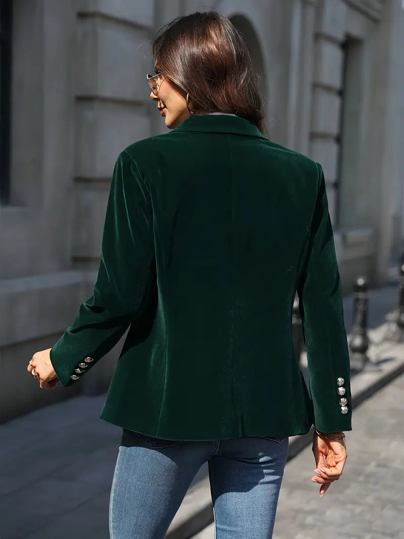 Julissa | Elegant Velvet Blazer