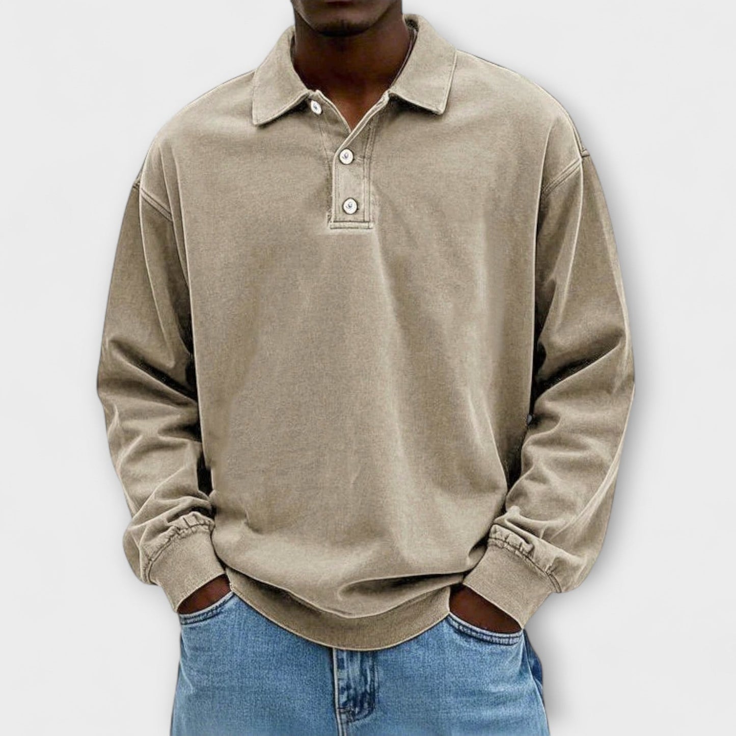 Elden | Vintage Cotton Long Sleeve Shirt