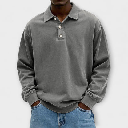 Elden | Vintage Cotton Long Sleeve Shirt