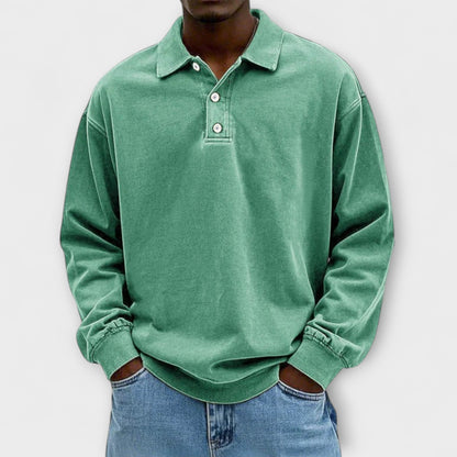 Elden | Vintage Cotton Long Sleeve Shirt