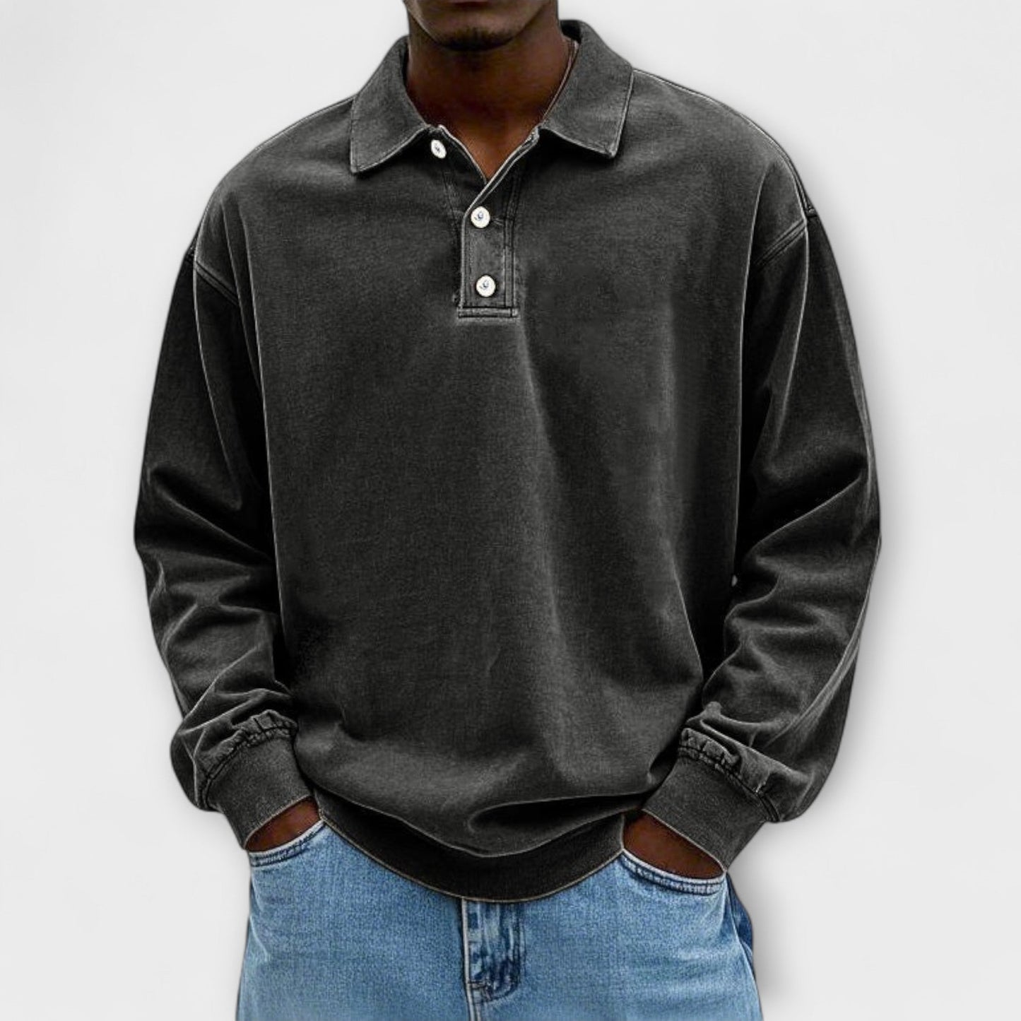 Elden | Vintage Cotton Long Sleeve Shirt