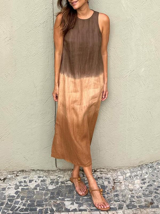 Aurelia | Elegant Dress with Natural Print