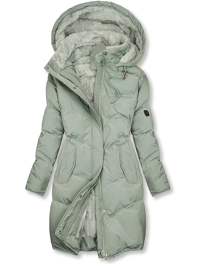 Magrite | Long Hooded Down Jacket